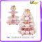 hot sale supermarket promotion christmas 3 tier disposable cupcake stand for birthday party