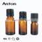 25ml amber glass essential oil bottle boston round with dropper