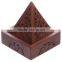 Wooden Incense Cone Holder Burning Box Pyramid Incense Burner NWIB007