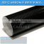 Self Adhesive Auto Decoration Black 4D Carbon Fiber Car Body Wrap Sticker Paper