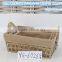 Eco-friendly recycing cloth bread basket with fabric and solid handle