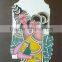 abstract couple oil painting