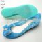 Lady summer fashion breathable PVC flat jelly sandals 2016