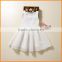Pure white girls dress Korean foreign children in single child dress factory direct one generation group