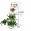4 tier outdoor garden plastic flower basket stand