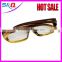 100% natural polarized Buffalo horn rimmed sunglasses with case
