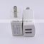 QC2.0 Dual USB Wall Charger Adapter Plug, EU/US Charger adaptor factory with OEM Service