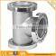 Hot Sale asme a105 carbon steel/stainless steel pipe fitting flange equal tee