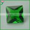 bulk synthetic decorative green rectangle faceted color glass gems