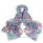 New Fashion Colorful Polyester Floral Printed Scarf Shawl Pareo Sarong SS2016