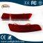 dc 12V with Brake and Turn Signal Function 4 line LED Tail Light Rear Bumper Reflector Lamp for 2014 Toyota Corolla