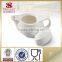 OEM milk white tea set ,unique tea pot for hot sale