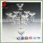 Graceful crystal center piece decorative candle holders