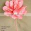 Canton Fair Decorative Artificial Dyed Eva Flower lutos 32" Succulent long Stem for Home Decoration