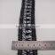 wenzhou kaiyuan manufacturer supply flower embellishment black lace cord braid trim