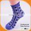 lady jaquard Rumi Socks with pointelle pattern custom sock