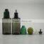 plastic pet e liquid bottle with childproof dropper for e juice