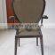 Wholesale hotel banquet chair with armrest