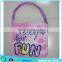 2015 Pure Cotton Soft Velour Printed Customer Pattern Portable Beach Towel Bag