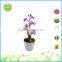 Plastic flower decoration solar light for outdoor
