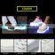 Fashion LED sport shoes, Factory price 3 colors Light up led shoes for night party , Top levelUSB Charger Led sneaker shoes