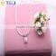 <<<2016 Fashion Elegant Multilayer White Pearl Necklace Women Necklace Jewelry Wholesale Big Pearl bowknot Pendant Necklace/