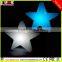 holiday lighting PE plastic star shape lamp/led night light for Christmas decoration