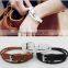 Best seller new design jewelry leather bracelet bangles from China,Wrapped Multilayer Genuine Leather Bracelet with Braided Rope