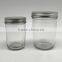 2 Size Available 200ml & 400ml High White Glass Material Glass Ice Cream Jar With Lid