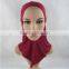 Fashion Elegant Scarf Jersey Criss Cross Ninja Amira Muslim Neck Plain Cotton Inner Hijab Cover Soft Bonnet