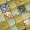 Resin Shell mix Glass Mosaic Background Wall Tile