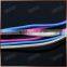 Hot Sale Factory Direct Braided USB Cable For Iphone Android 2 in 1 USB Data Cable 1M