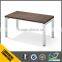 Classical Design Rectangle Office Table with High Legs
