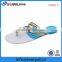 flip flop newest lady sandal beautiful transparent jelly shoe for antislip flat colorful sandal