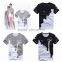 Daijun Oem Popular Fashion Black 100% Polyester Sublimation t Shirt Men