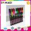 8 Pack Fluorescent Colors Pen Ink Anti-wipe Marker With Reversible 6mm Tip for Glass, Window & LED Art Menu Writing Board