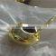 Gold-plated round ball metal Taoism products die casting hardware parts in gold plating finished