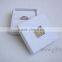 Custom jewellery box for wedding ring with beaded name plate of O