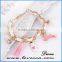 Popular Handmade Christmas Tassel Pear Bracelets