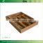 DT021/5-Slot Bamboo Drawer Organizer Tray: Holds silverware, flatware, utensils, cutlery, accessories or gadgets. Stylish divide