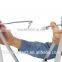 tool free assemble foldable aluminum display table