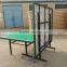 Green top outdoor BEST SALE foldable & movable tennis table