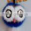 2015 fashion rex rabbit fur chain dyed color chain