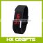 2016 New Womens/mens/kids Silicone Band Touch Screen Red Light Sports LED Watch Bracelet