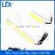 Car LED COB DRL Fog Lights Alumimum Daytime Running Lights Waterproof 14cm silver case LED COB day light For Mazda Suzuki Ford