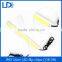 DC12v 14cm Car Led Daytime Running Light Waterproof COB Led Fog Light Car Styling Led DRL Parking Fog Silver Case Lights