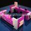 High end modern 3D eye nail kiosk