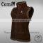 Wholesale High Collar Warm Keeping Zip up Windproof Custom Fleece Vests