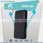 4000mAh Li-polymer battery Slim power bank with built-in cable