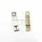 Custom Logo Brass Metal Zipper Slider For Bag